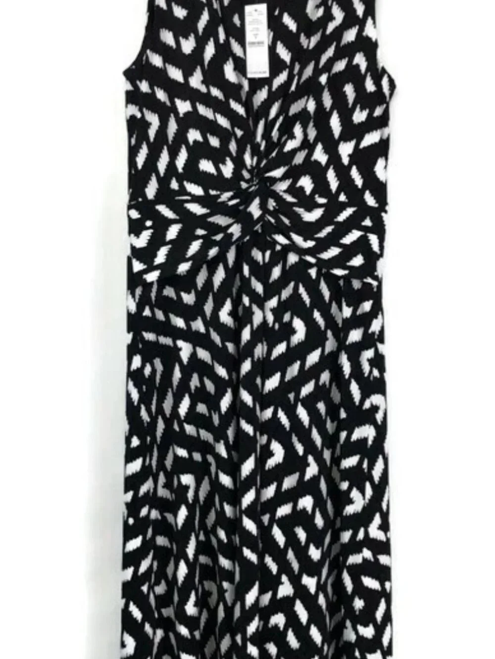 White House-Black Market, like new, dress w/ twist front, size 12